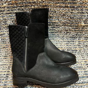 Leather & Suede - boots (like walking on air)